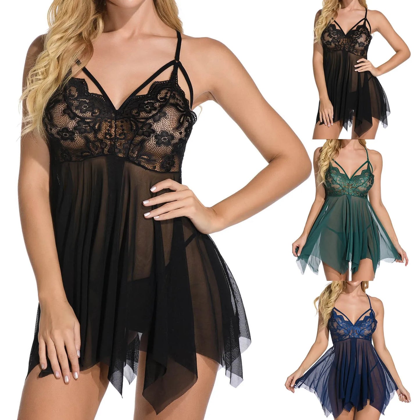 Sexy Lingerie Sleepwear Dress