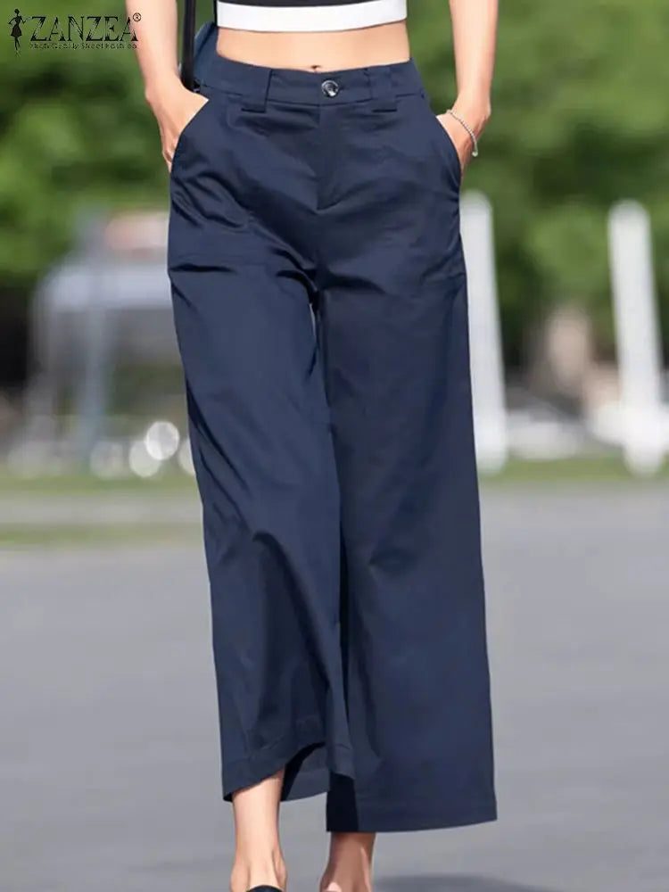 Women's Straight Long Trousers