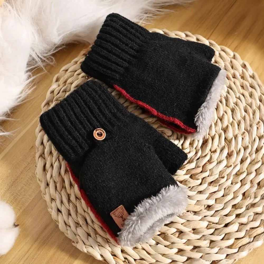 Plush Winter Gloves