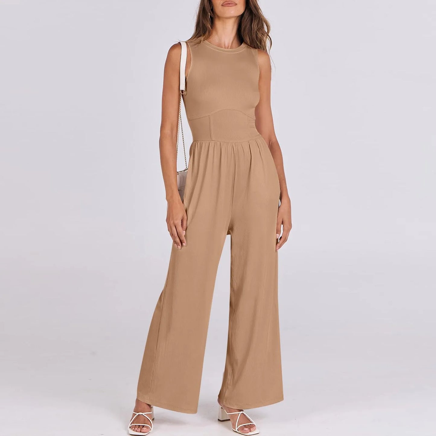 Luxury Sleeveless One Piece Jumpsuits