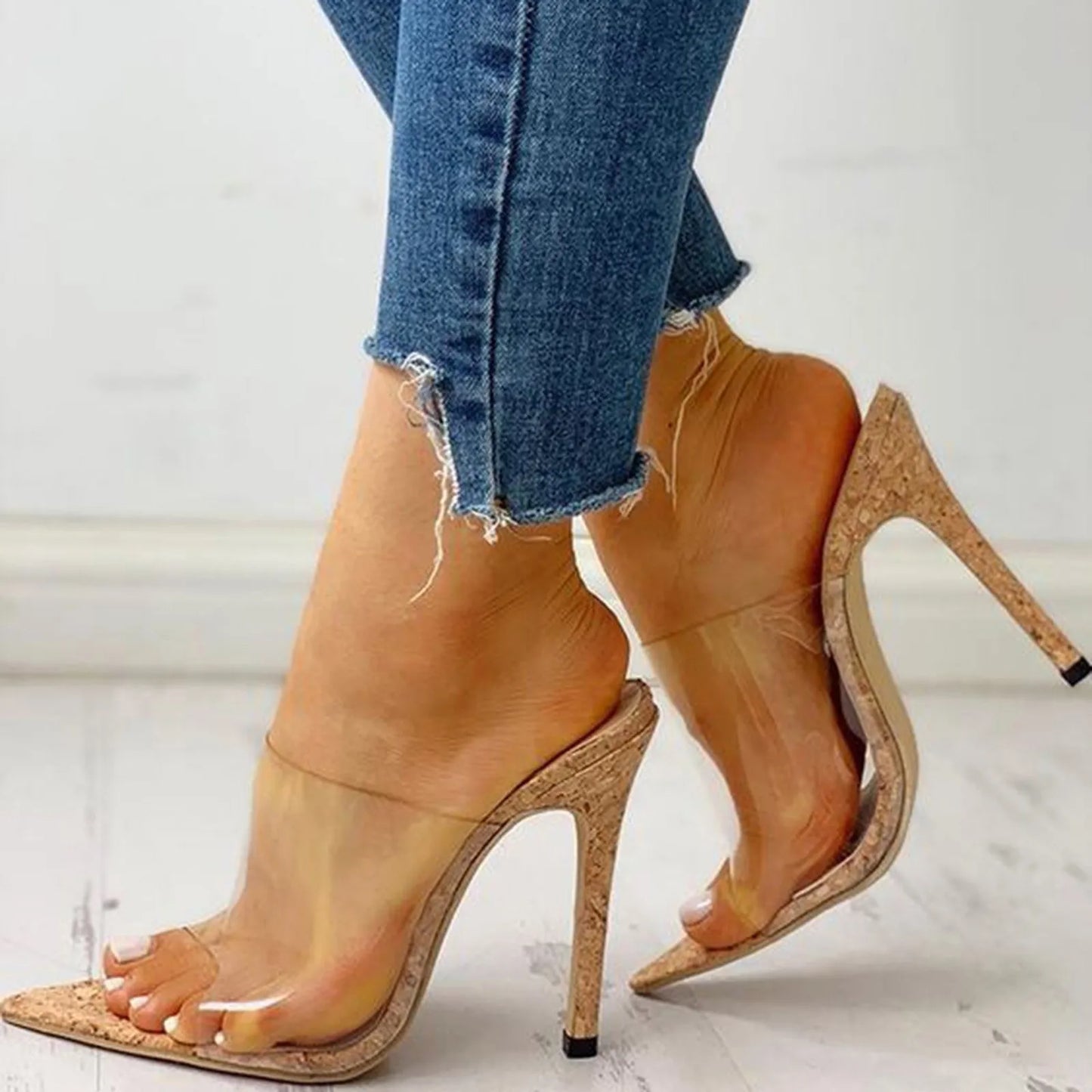 Pointed Toe Sandals Heels