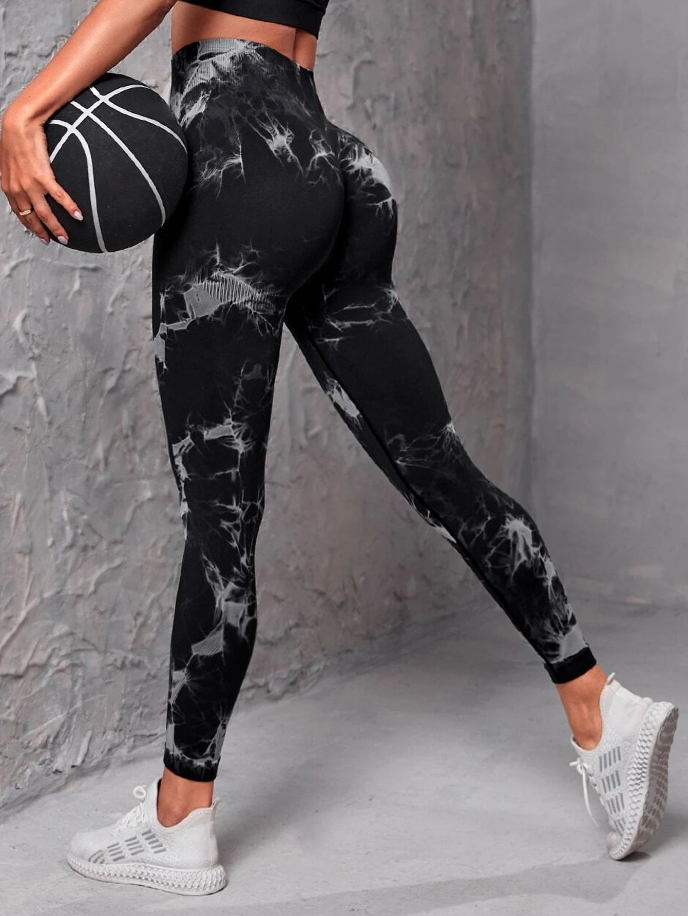 Seamless Tie-Dye Yoga Pants