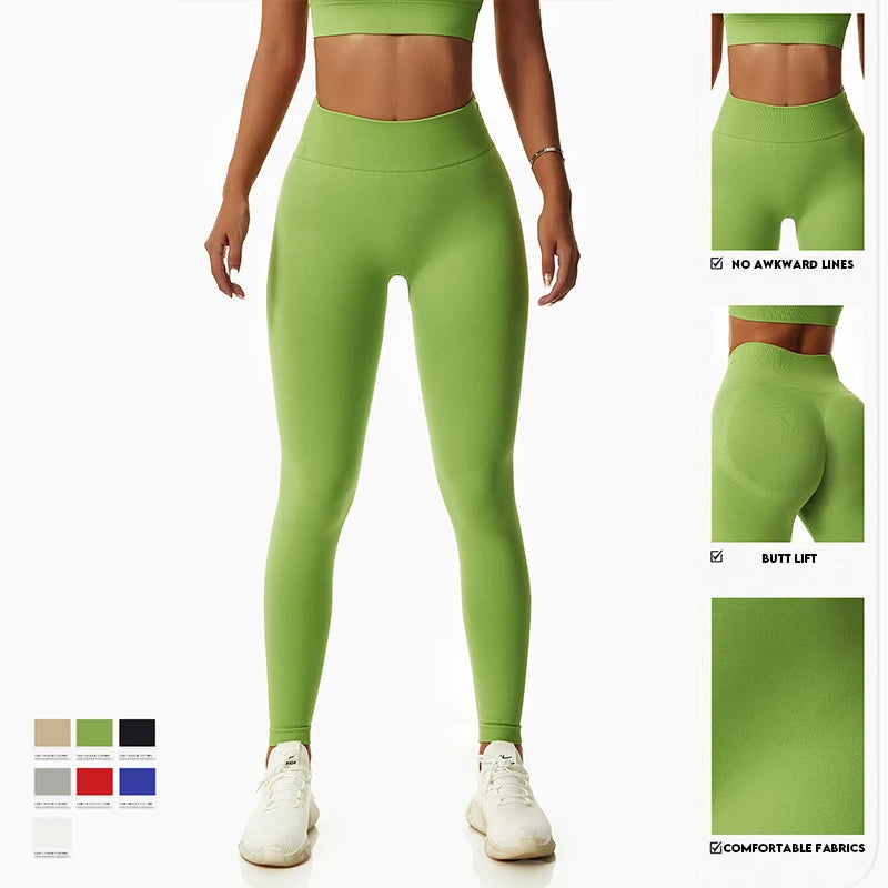 Elasticity Exercise Seamless Yoga Pants