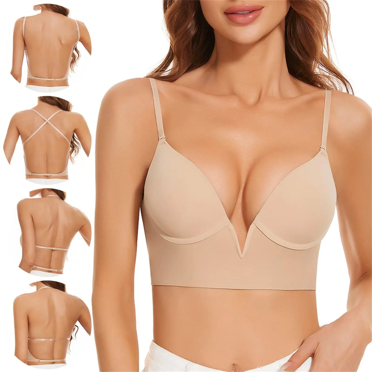 Latex Stretchy Seamless Bras