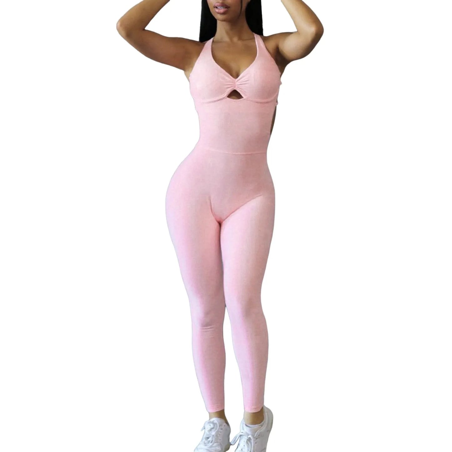 Fashion Yoga Hollow Jumpsuit