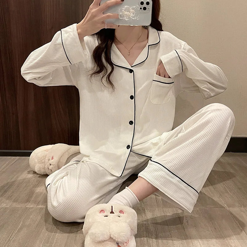 Casual Sleepwear Pyjamas Black