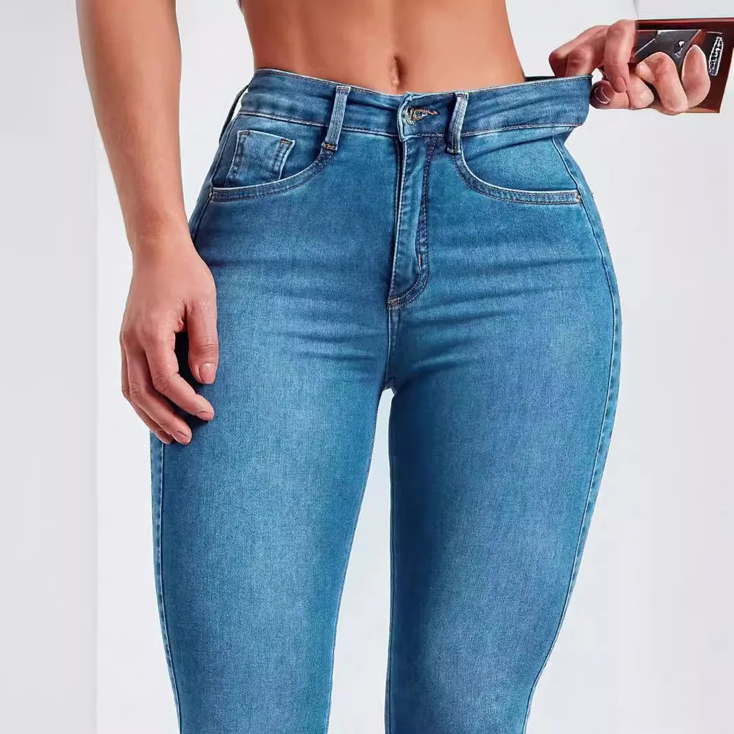 High Waist Stretch Jeans