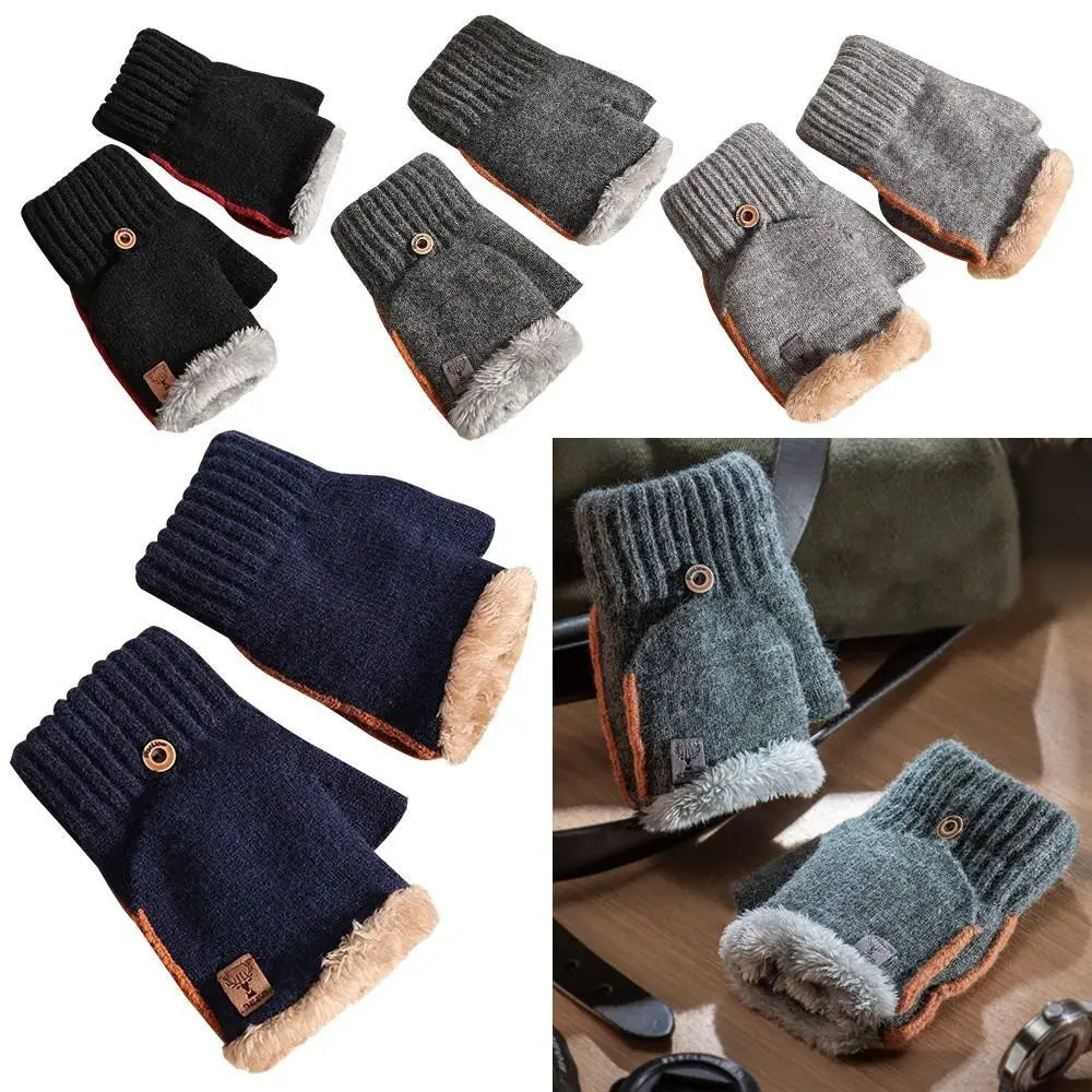 Plush Winter Gloves