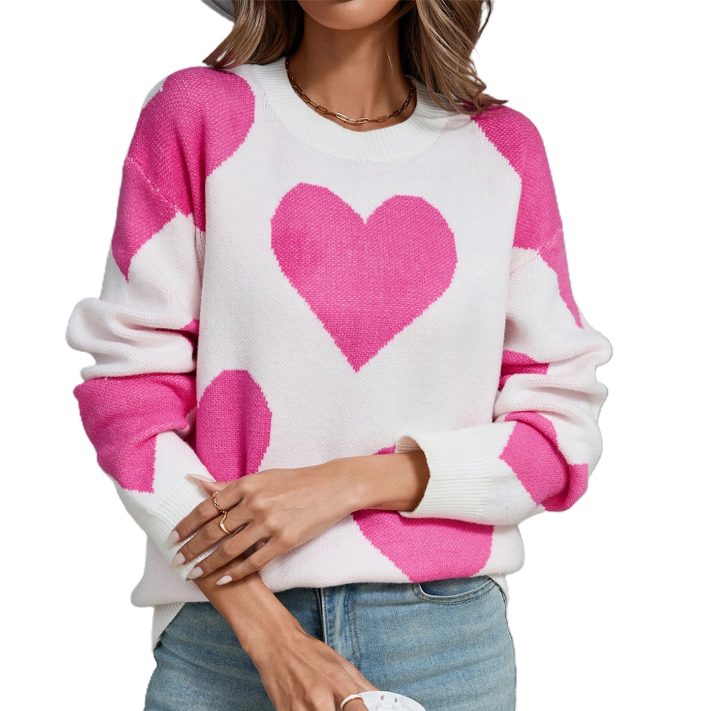 Cute Heart Sweater