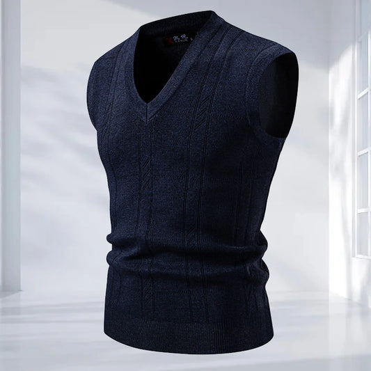 Autumn Knit Vest Sweater