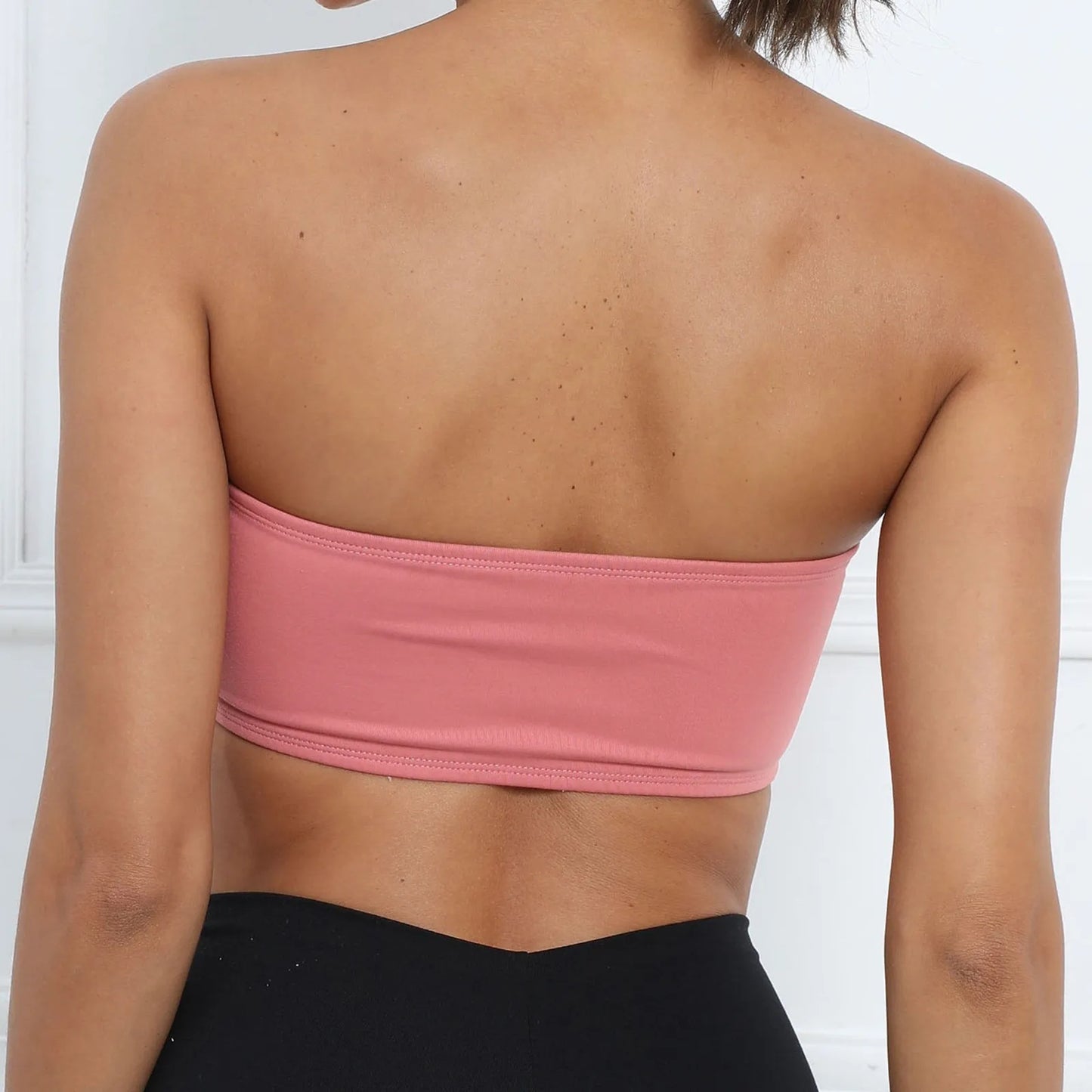 Yoga Bra Strapless Wrapped Chest