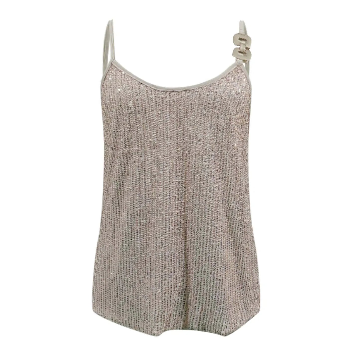 Sequin Camisole Sexy Vest