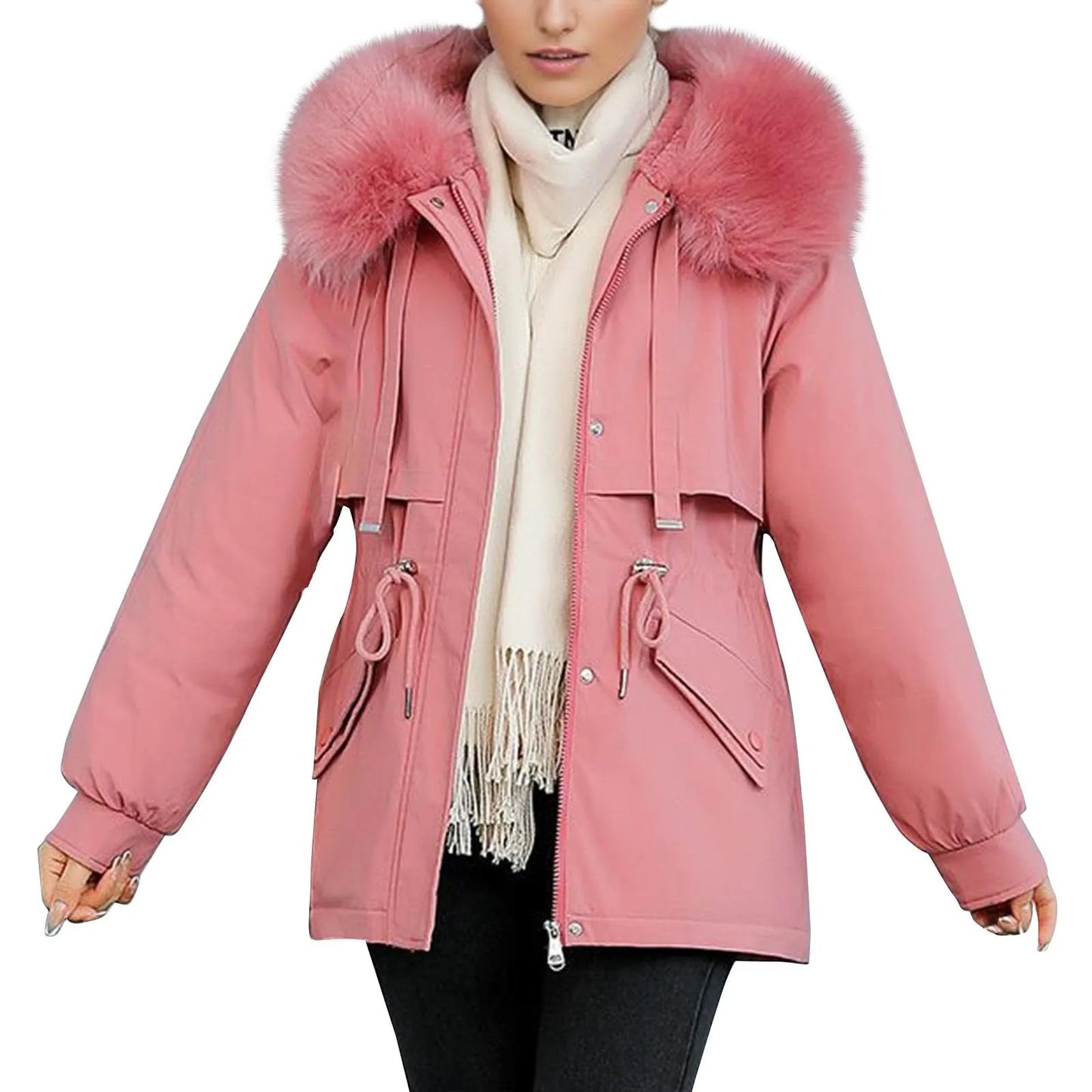 Snow Wear Medium Coat For Women