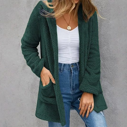 Vintage Fleece Hoodies Cardigan