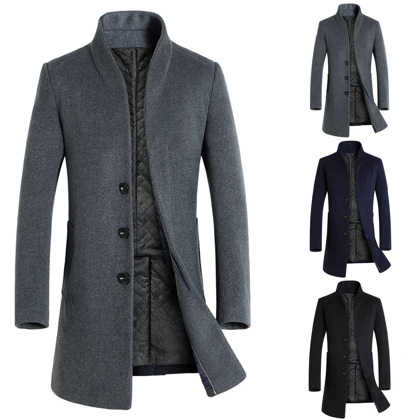 Autumn Winter Mid-Length Coat