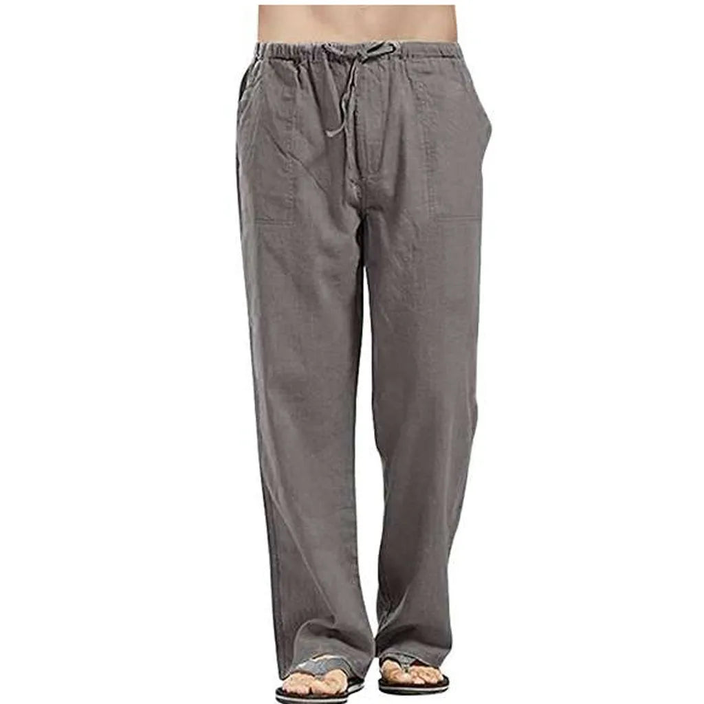 Casual Linen Work Pants