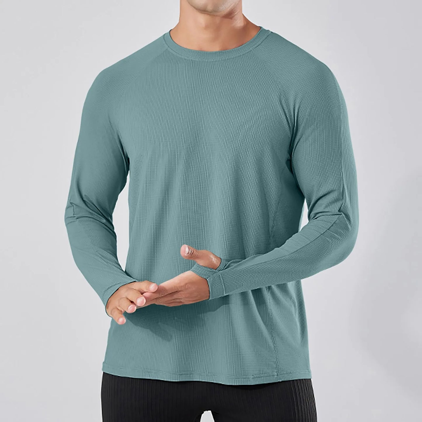 Bottom Silk Long Sleeve Shirt