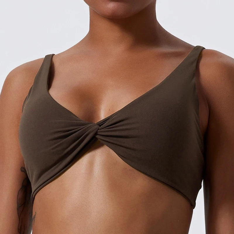 Sports Bra Push Up Crop Top