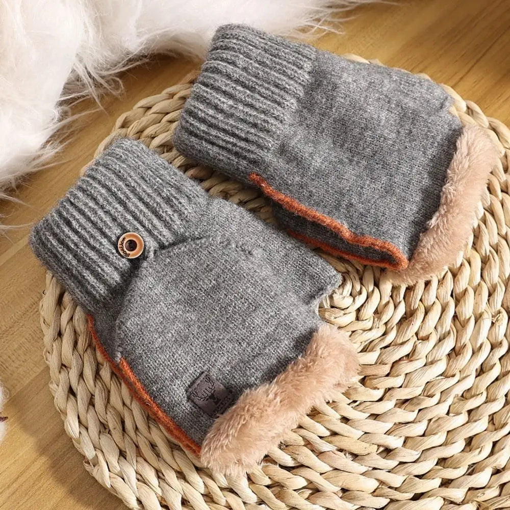 Plush Winter Gloves