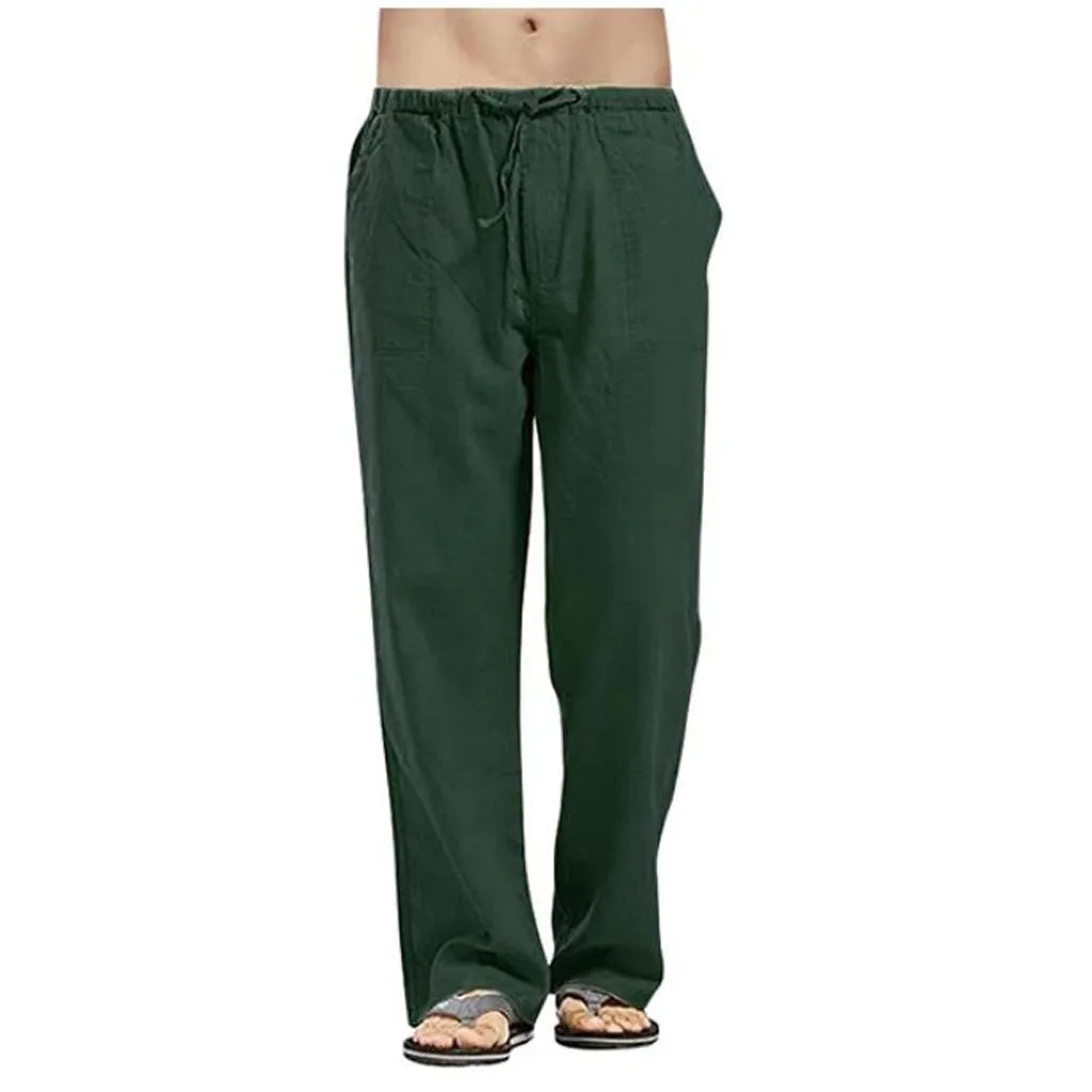 Casual Linen Work Pants